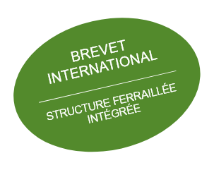 brevet international - structure ferraillée intégrée