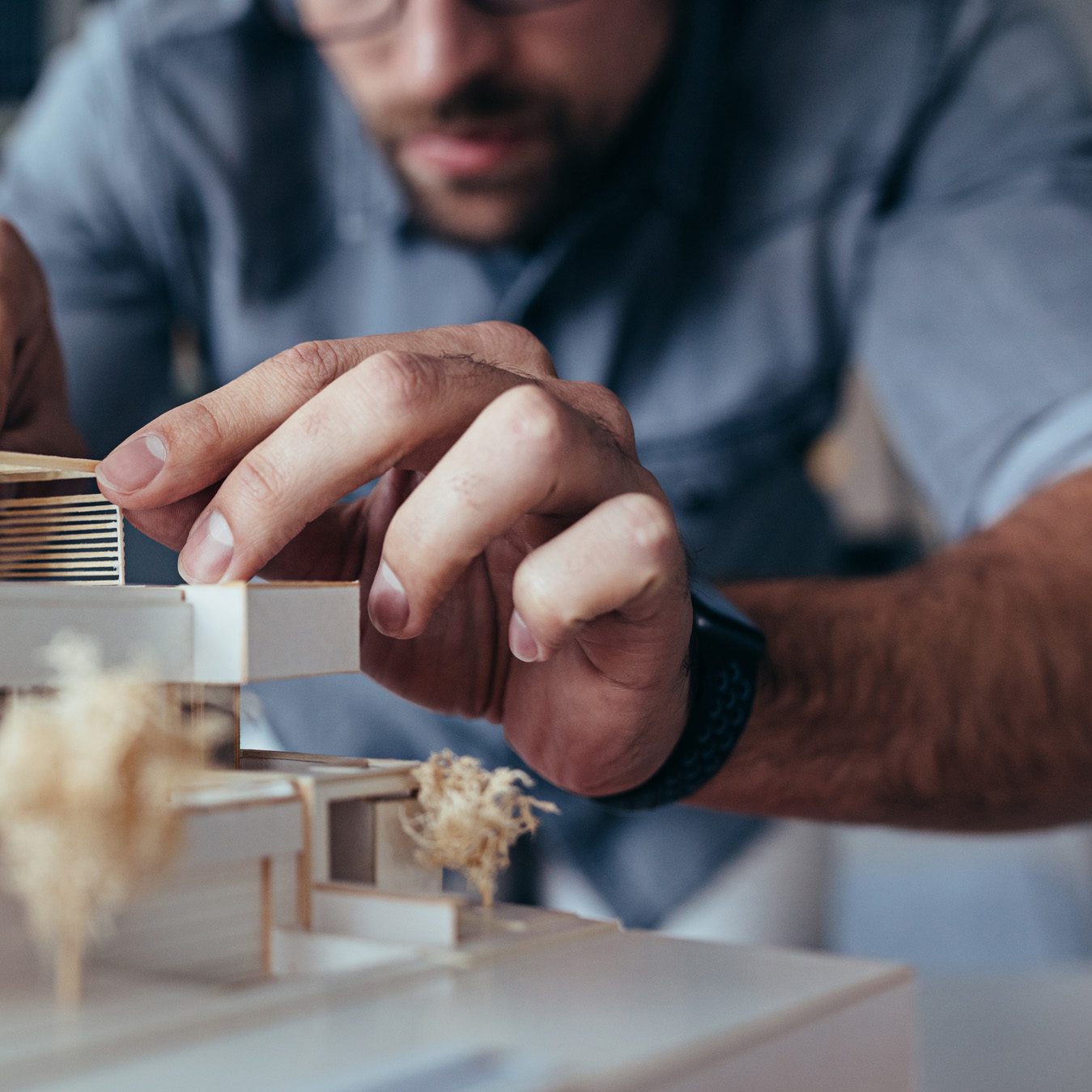 architecte au travail en photo